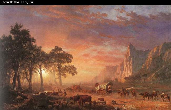 Albert Bierstadt Oregon Trail,